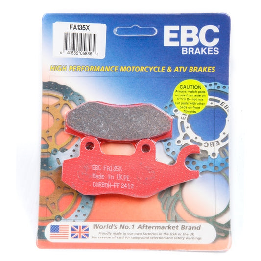EBC "X" Carbon Graphite Brake Pad Carbon graphite - Front/Rear - 007299