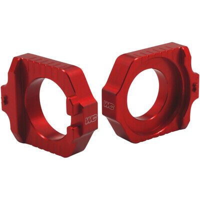 WC Axle Blocks KTM/HSQ/GASGAS Red