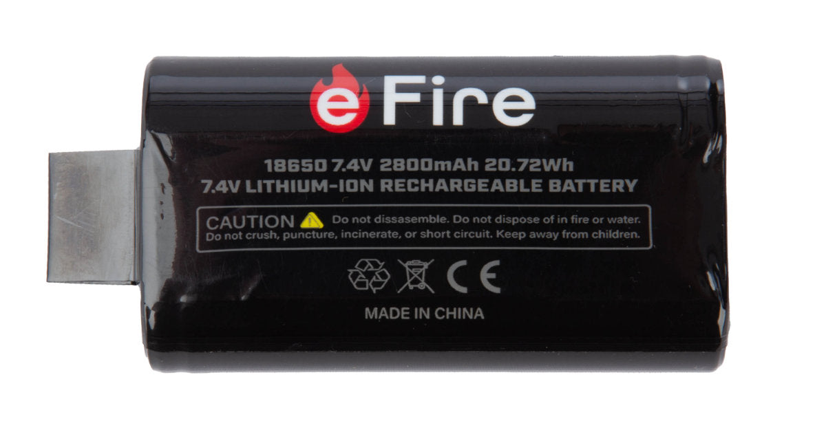 Efire Goggle Battery One Size Fits All Black