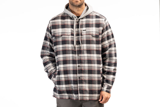 Targhee Fleece Lined Flannel Hoodie