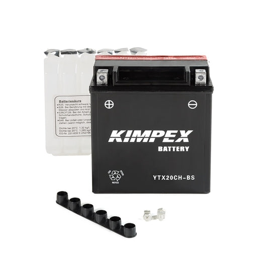 Kimpex Battery Maintenance Free AGM High Performance YTX20CH-BS