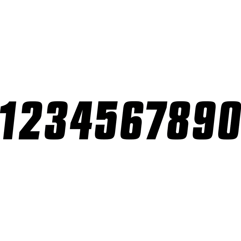 Factory 6" Number