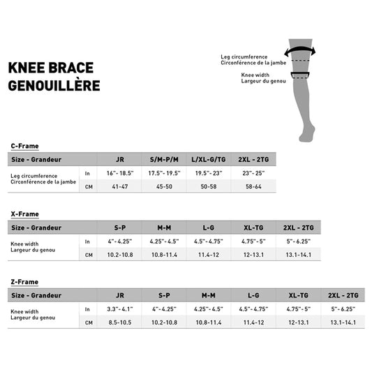 LEATT X-Frame Knee Brace Men, Women