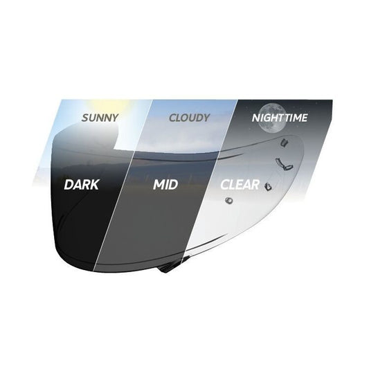 SHOEI CWR-F2 TRANSITIONS SHIELD (RF-1400 / X-Fifteen)