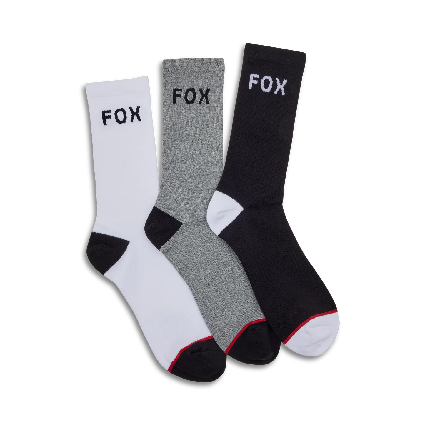 Fox Crew Socks - 3 Pack