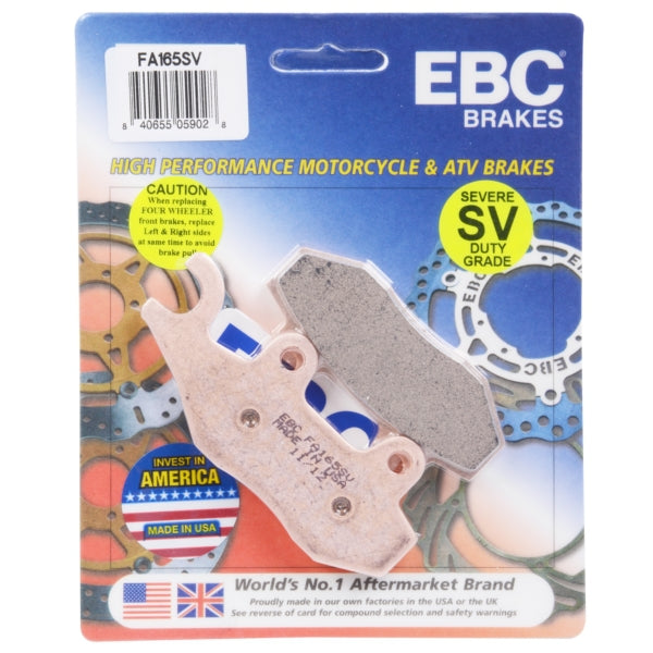 EBC "SV" Severe Duty Brake Pad Sintered Metal Pads - Front/Rear - 007306