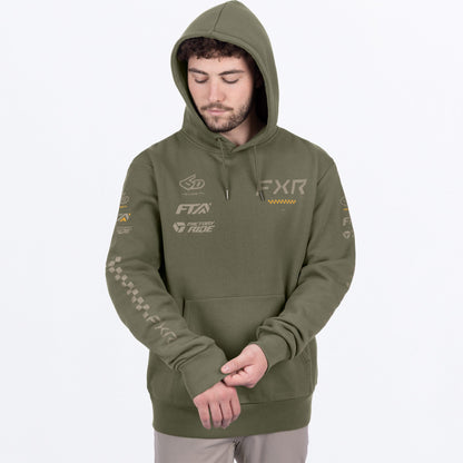 Men's Stack Cotton Pullover Hoodie