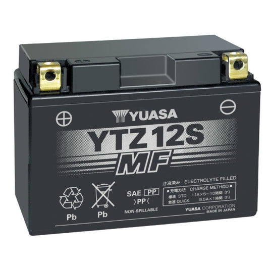 Yuasa Battery Maintenance Free AGM Factory Activated YTZ12S