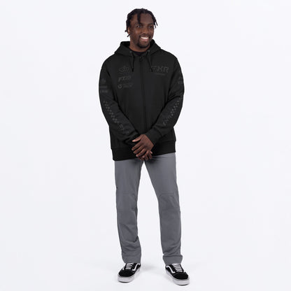 Men's Stack Cotton Zip Up Hoodie