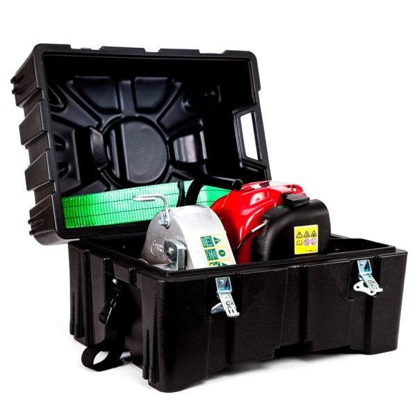 Portable Winch Transport Case with Molded Shape
