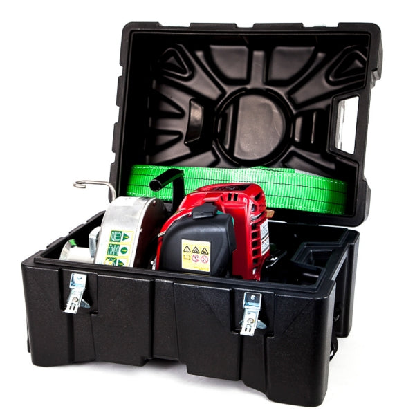 Portable Winch Transport Case with Molded Shape
