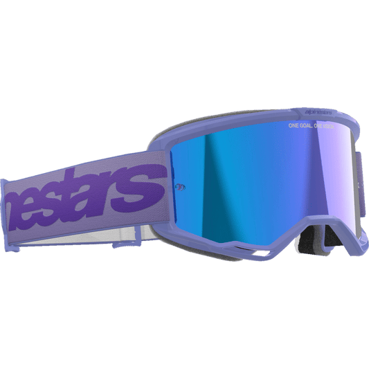 Goggle Vision 5 Wordmark Purple/Mirror Blue