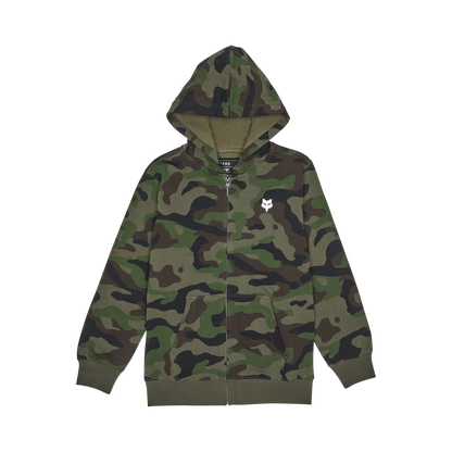 Youth Fox Head Camo Zip Hoodie
