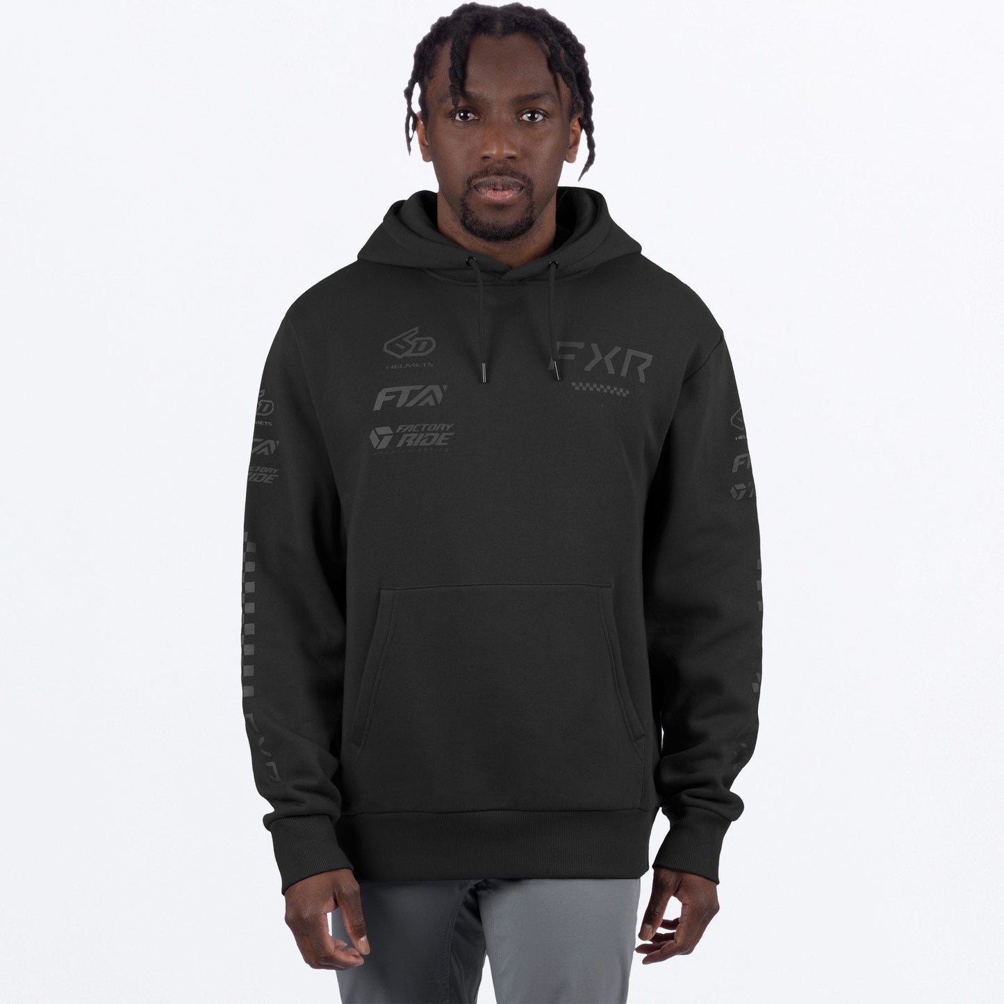 Men's Stack Cotton Pullover Hoodie