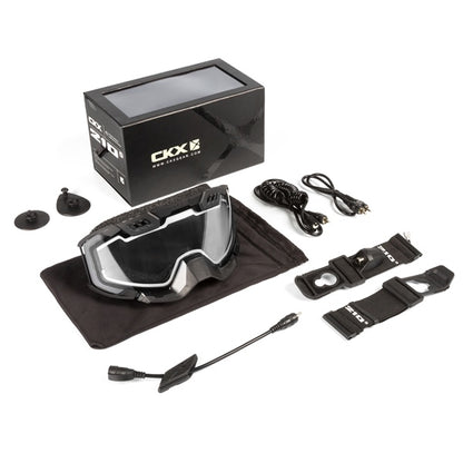 CKX Electric 210° Goggles with Controlled Ventilation for Backcountry Matte Black