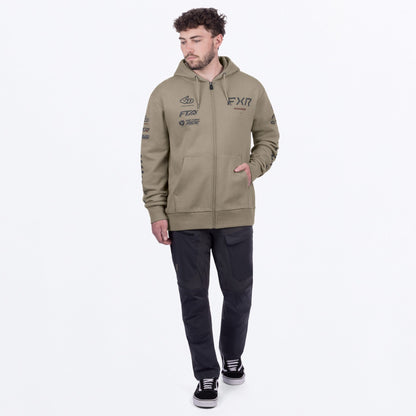 Men's Stack Cotton Zip Up Hoodie