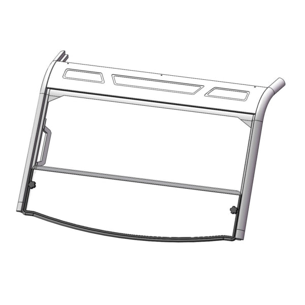 Direction 2 Short Windshield - Scratch Resistant Fits Polaris - 175730