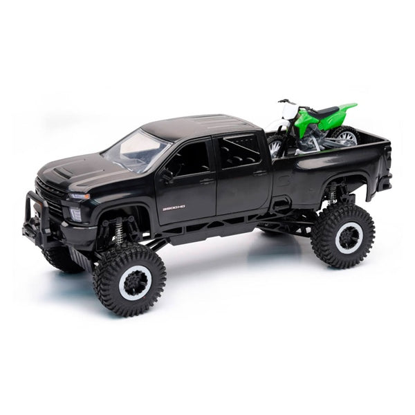Chevrolet Pick Up with Dirt Bike Scale Model