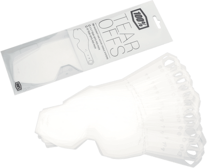 100% Standard Tear-Offs - 20 Pk