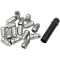 Chrome Lug Nuts - Splined Tapered - 12mm x 1.25