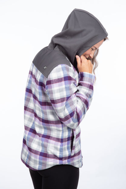 Big Sky Fleece Lined Flannel Hoodie