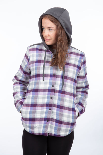 Big Sky Fleece Lined Flannel Hoodie