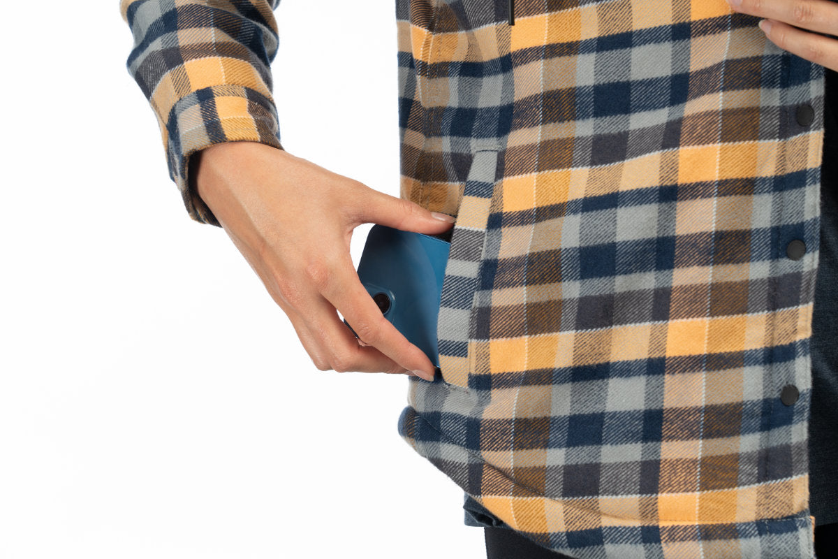 Big Sky Fleece Lined Flannel Hoodie