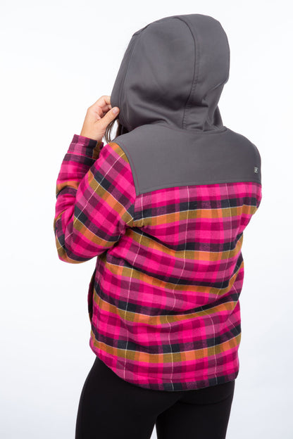 Big Sky Fleece Lined Flannel Hoodie