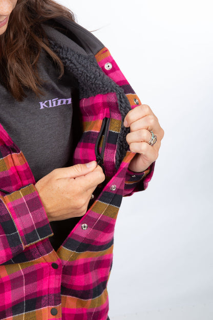 Big Sky Fleece Lined Flannel Hoodie