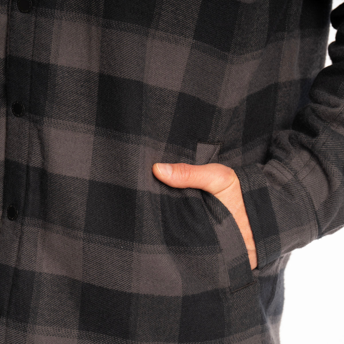 Targhee Fleece Lined Flannel Hoodie