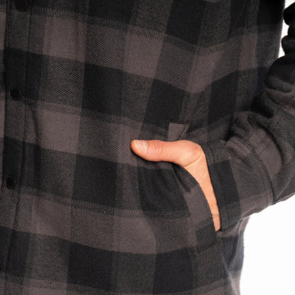 Targhee Fleece Lined Flannel Hoodie