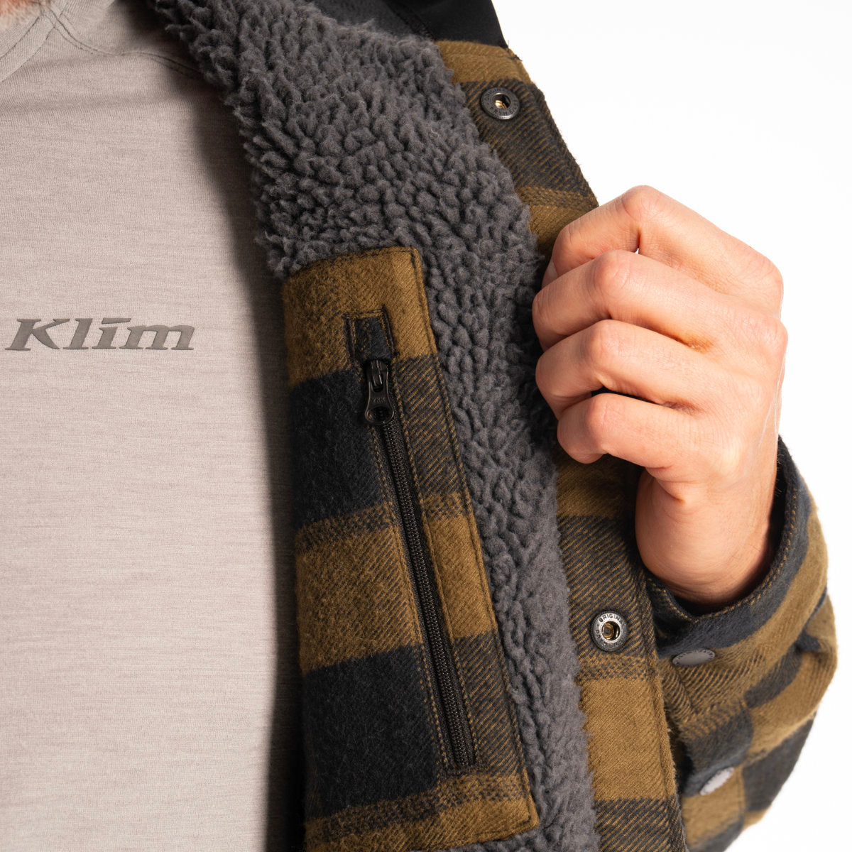 Targhee Fleece Lined Flannel Hoodie