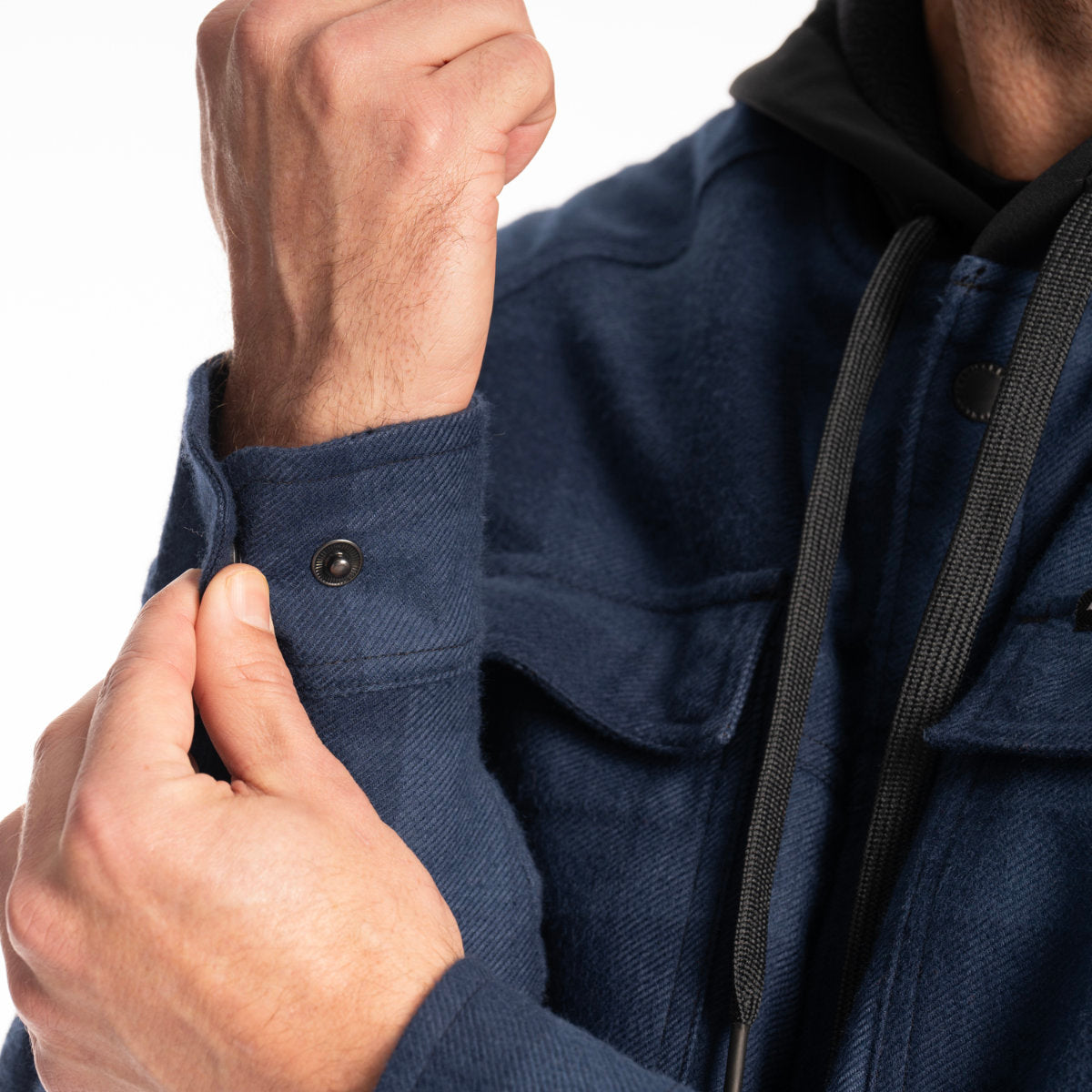 Targhee Fleece Lined Flannel Hoodie