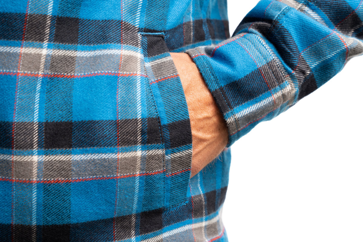 Targhee Fleece Lined Flannel Hoodie