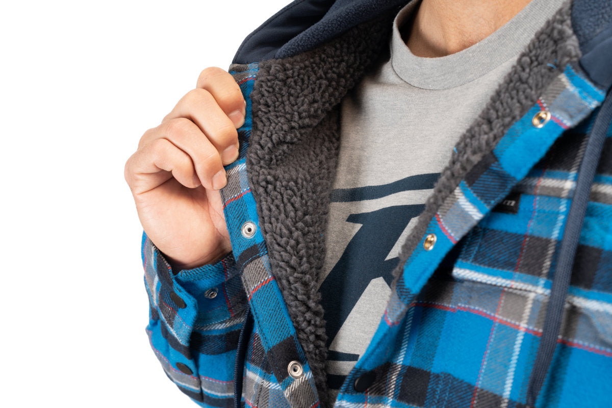 Targhee Fleece Lined Flannel Hoodie
