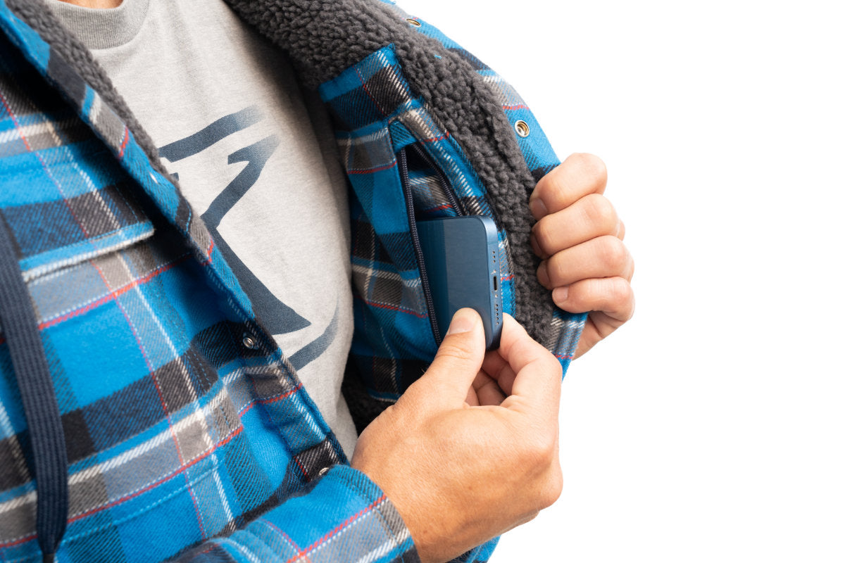 Targhee Fleece Lined Flannel Hoodie