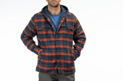 Targhee Fleece Lined Flannel Hoodie