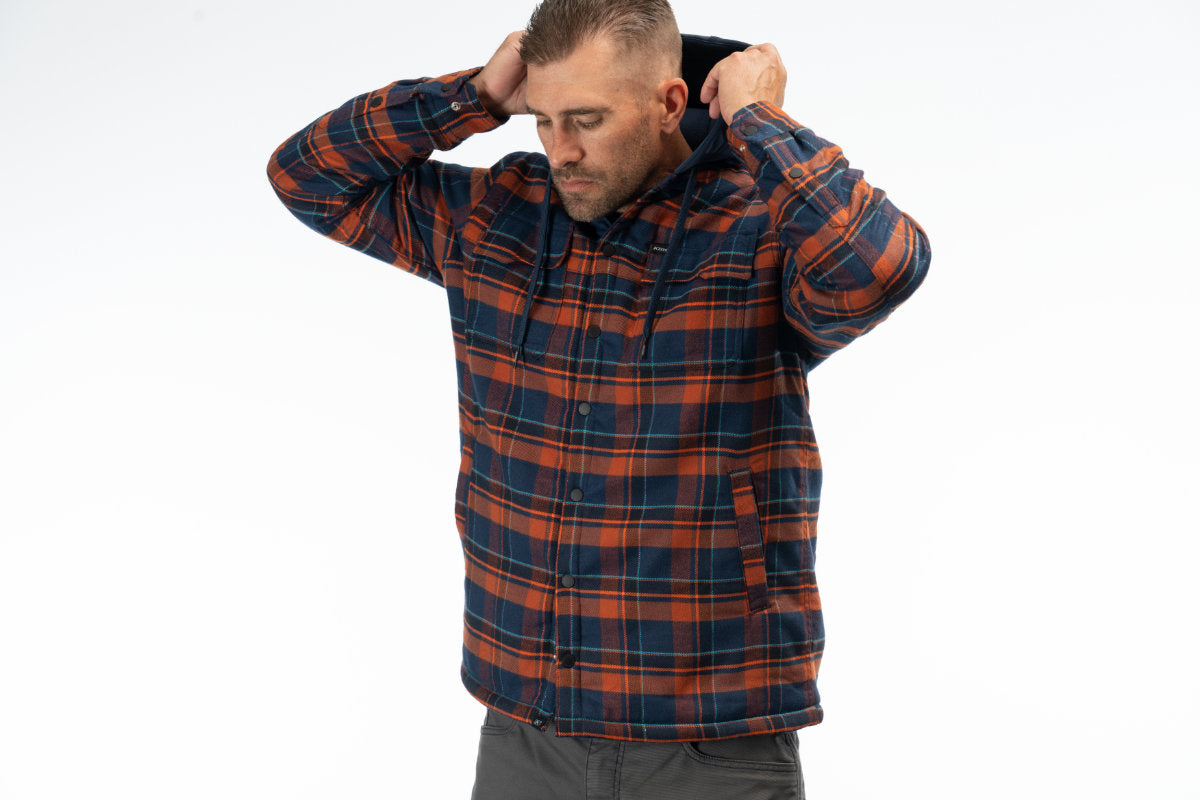 Targhee Fleece Lined Flannel Hoodie