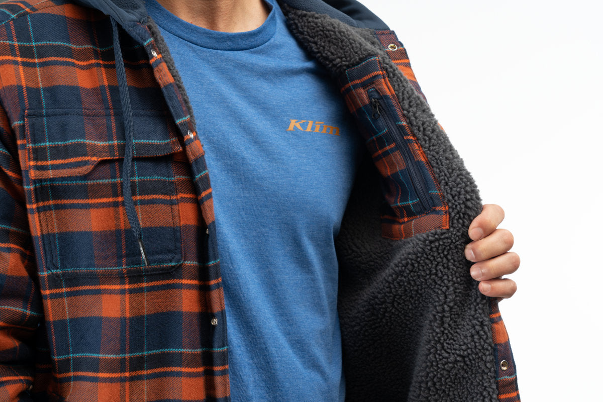 Targhee Fleece Lined Flannel Hoodie