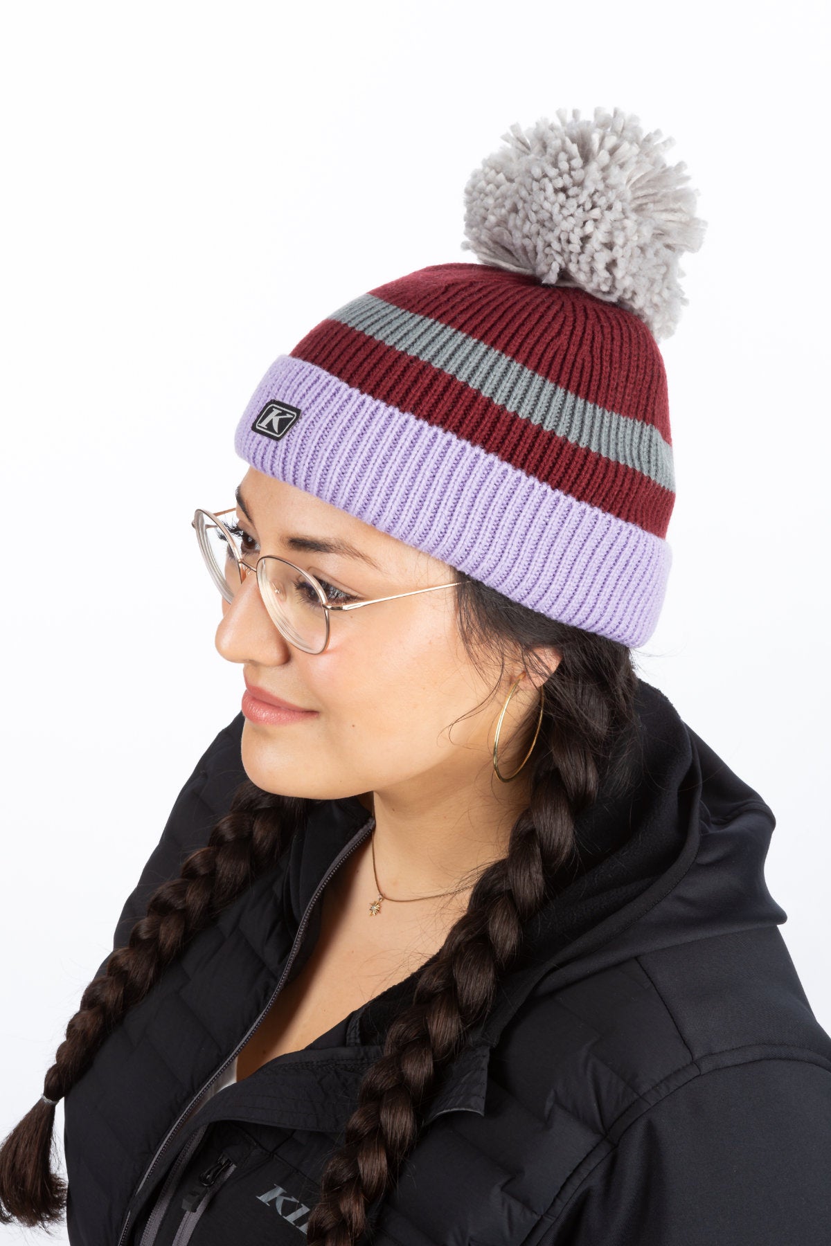 Powder Pom Beanie One Size Fits All