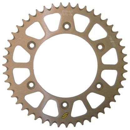 Sunstar Aluminum Rear Sprocket 520 - Fits Honda - Rear