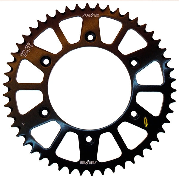 Sunstar Aluminum Rear Sprocket 520 - Fits Honda - Rear