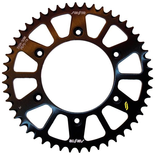 Sunstar Aluminum Rear Sprocket 520 - Fits Honda - Rear