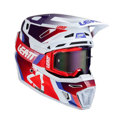 LEATT 8.5 Off-Road Helmet Kit V25 - Goggle Included
