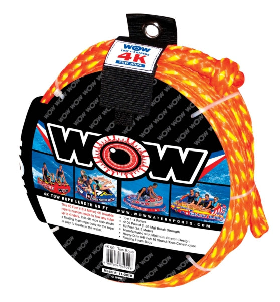 WOW 4K, 60', Watersport Tow Rope Tow rope