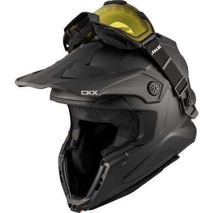 CKX Titan Original Helmet - Trail and Backcountry Solid - 210° Goggle Included