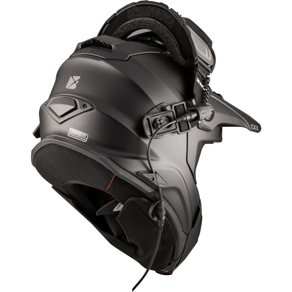 CKX Titan Original Electric Combo Helmet – Trail and Backcountry Solid - 210° Goggle Included