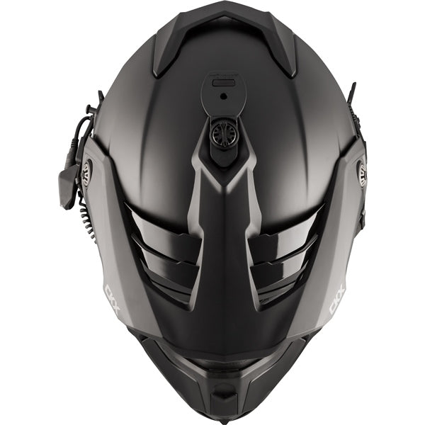 CKX Titan Original Electric Combo Helmet – Trail and Backcountry Solid - 210° Goggle Included
