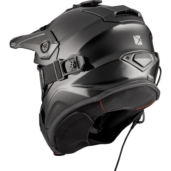 CKX Titan Original Electric Combo Helmet – Trail and Backcountry Solid - 210° Goggle Included