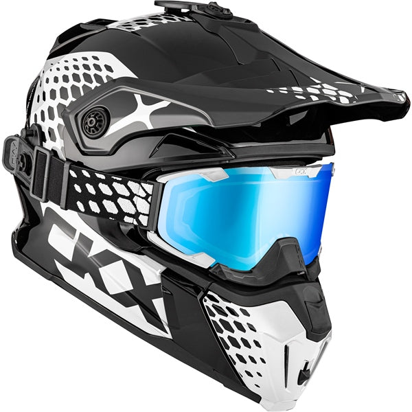 CKX Titan Original Helmet - Trail and Backcountry Viper - 210° Goggle Included